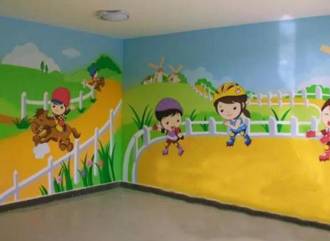 仁寿幼儿园墙体彩绘制作流程及注意事项