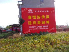 仁寿农村墙体广告给农村人民带来方便