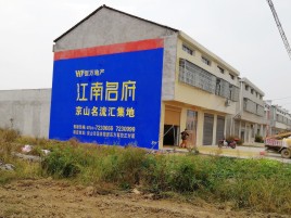 仁寿农村墙体广告在不同形式上面展现的不同特色