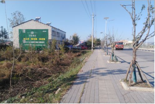 仁寿书山南院墙体广告