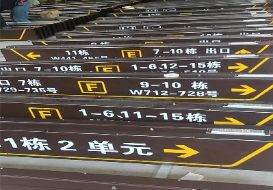 仁寿广告标识中，常见的几种安装方式。