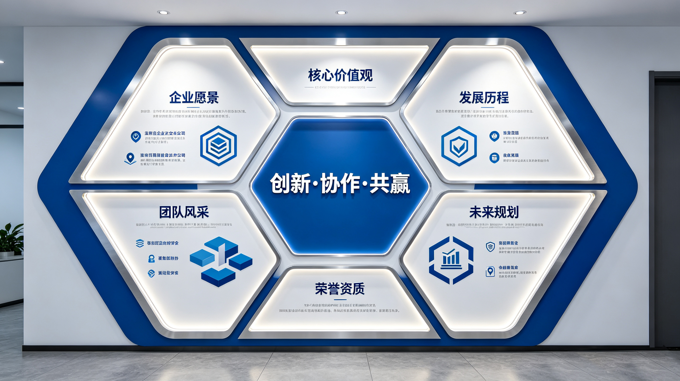 仁寿企业文化墙六边形避坑指南（新手常犯5个错误）